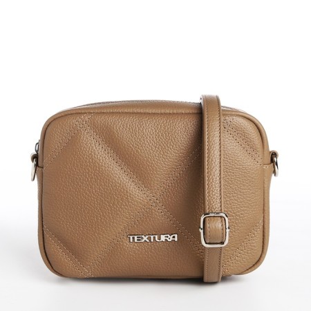 Women's bag over the shoulder Textura, small size, beige color