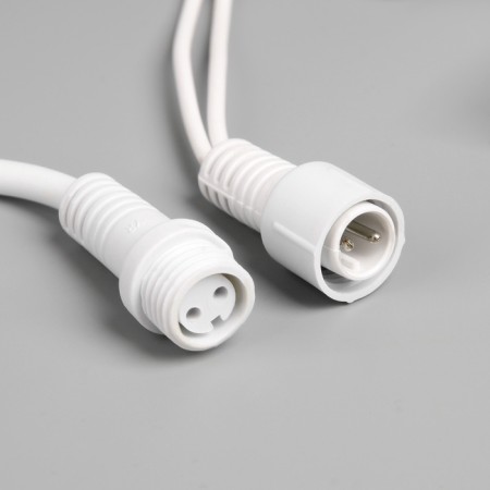 Garland "fringe" 3 x 0.9 m, IP65, UMS, white thread rubber, 232 LED, glow of Multi, 220 V-5