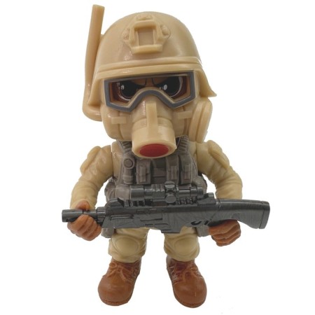 FUNKY TOYS figure "Special Forces", in gray-green uniform, 8 cm, mix-11