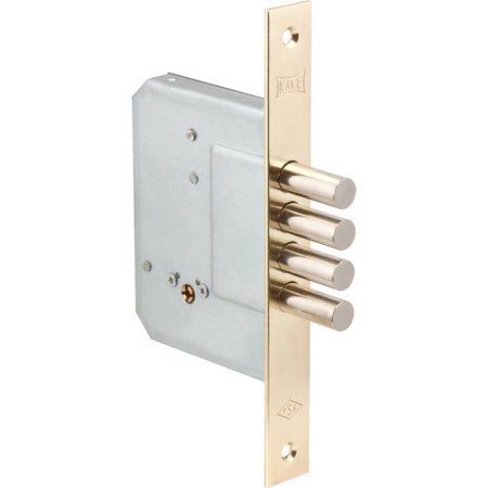 Cross -shaped Castle Castle Kale 189/4MF, 52 mm, 5 keys, brass color