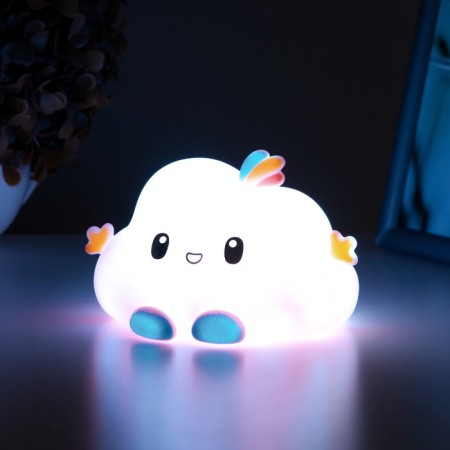Night "Cloud" LED from AG13 batteries pink 12x10x8 cm-6