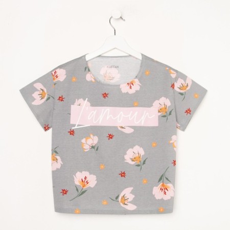 T -shirt female reproach. KAFTAN "Flowers" p. 48-50-6