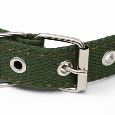 Sprinkle collar with lining, 58 x 2.5 cm, khaki-3