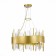 Suspended chandelier ST LUCE. SL1633.203.12. Olvera. 12x40 watts, E14, 60x60x37 cm, matte gold color
