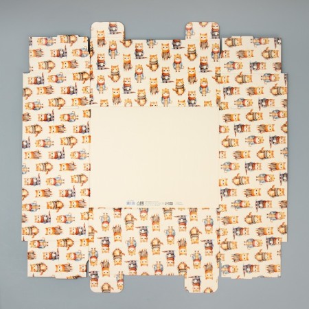 Gift folding box, packaging, “Cute cats”, 31.2 x 25.6 x 16.1 cm cm-6
