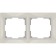 Frame for 2 posts WL03-FRAME-02, ivory color