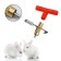 Drinking drinker for rabbits, for a cage, metal, mix, Greengo