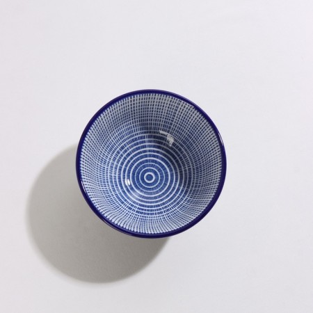 MIK Ceramic Dolyana "Flinking", 150 ml, D = 9.2 cm, Blue color-2