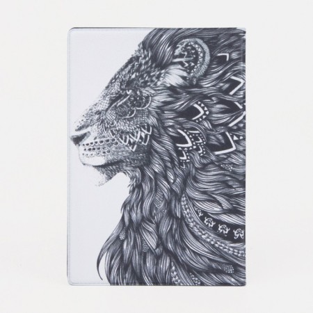Passport cover, gray color-1