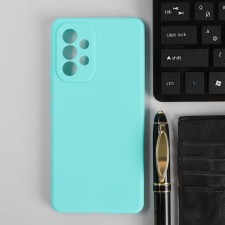 Pero cover for Samsung A53, silicone, turquoise