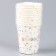 A one -time paper glass "Dushnil", white, 250 ml