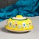 Maslenka Rishtan ceramics "Patterns", 13 cm, yellow 9093595