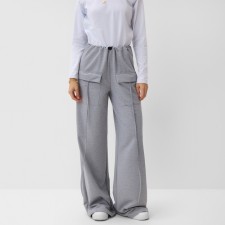 Women's pants cargo minku: casual collection color gray, river 44