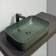 Comforty 78575MDG-60 liner, rectangular, dark green matte color
