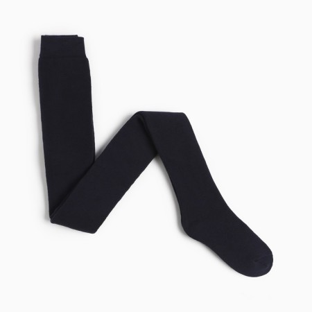 Pantyhose children's terry color dark blue, height 134-140