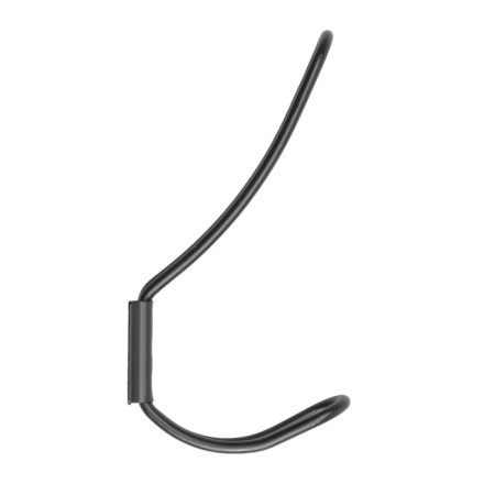 Hook furniture tundra TKD009, two -rod, black, 5 pcs-3
