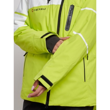 Ski jacket female, size 44, light -colored color-4