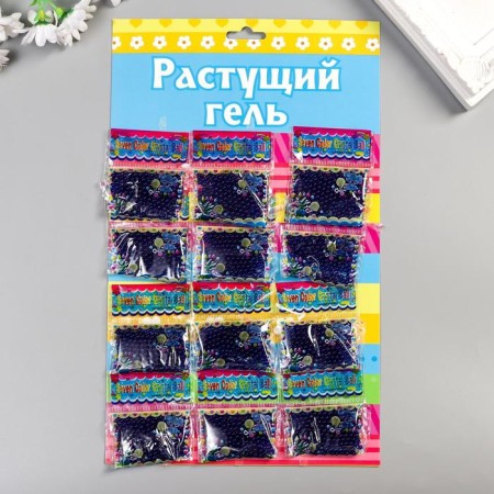 General gel Plain "Blue" set of 12 packets on blist 5 g 28x17 cm