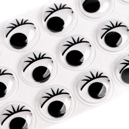 Elevaric eyes, set 24 pcs., Size 1 pc. - 1.5 cm-1