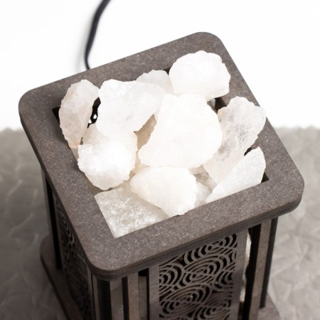 Salt lamp "Central circles" E14 15W 1 kg-3