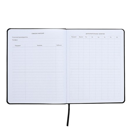 Universal diary for grade 1-11 I am here, integral cover, artificial leather, silk-screen printing, liesse, 80 g/m2-5