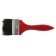 Brush flat scrap, mixed bristles, wooden handle, 2.5 ", 63 mm
