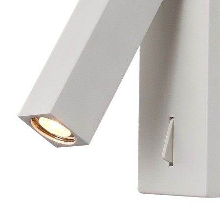 Wall lamp Mantra Tarifa, Led, 210lm, 3000k, 125x60x150 mm, white color-1