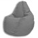 The pear-pear chair is positive Liberty, size L, diameter 80 cm, height 100 cm, velor, color light gray
