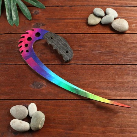Souvenir wooden knife 3 modification, 5 flowering in the packing, mix-1