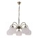 MARGO 25 cm chandelier, D 60 cm, 5x60W E27