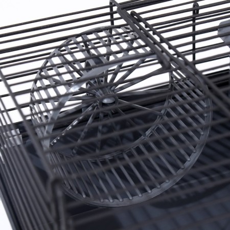 Mini cell for rodents "Pijon" No. 1-1, with filling, 27 x 15 x 13 cm, gray-10