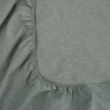 SL HOME SL Home "Denim" 160*200+30 cm, central olive, 100% greedy cotton-4