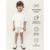 Muslim children's suit Amarobaby Easy, height 116 cm, white color