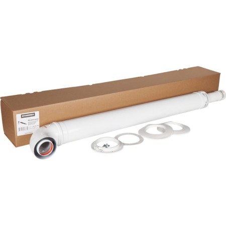 Элемент дымохода ROMMER RCA-6010-241220 АНТИЛЕД, d=60/100 мм, L=1220 мм, фланец-5