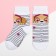 Puppy patrol. Sky Patrol socks, white/black, 16-18 cm