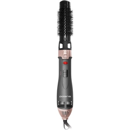 POLARIS PHS-1204i, 1200 watts, 3 temperatures. mode, 4 nozzles, ionization, gray-pink-3