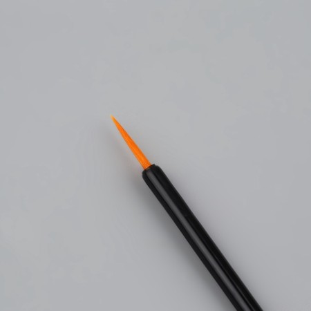 Makeup brushes, set - 10 pcs, 9.3 (± 1) cm, black color-3