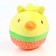 The ball is soft for dogs "duck", squeak, 9 cm, yellow