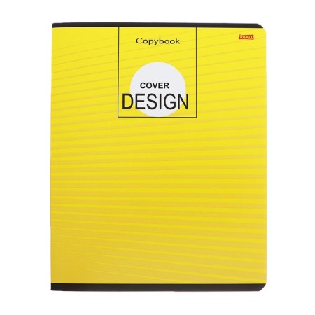 Notebook of 48 sheets in the “minimalism” cage, covered cardboard, block No. 2, whiteness 75% (gray sheets), mix-5