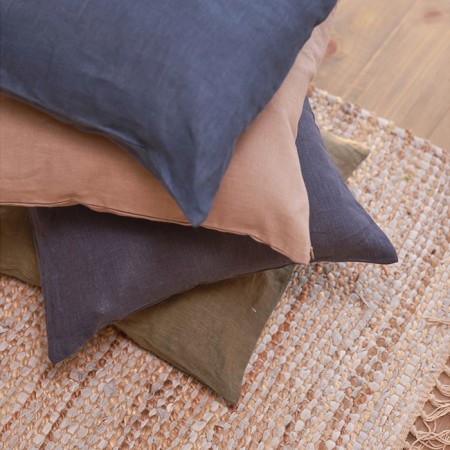 Decorative pillowcase SL Home Linen 40*40 cm, col. Green, 100%linen-4