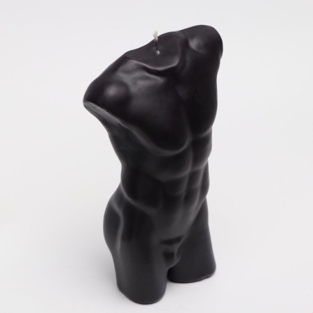Figure candle "Male", 6x17 cm, black, 6 hours-1