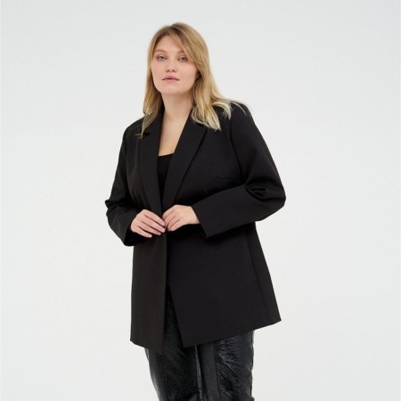 Women's jacket with a Mist Plus-Size belt, size 58, black color-1