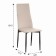 Chair "wave", black/velor cream