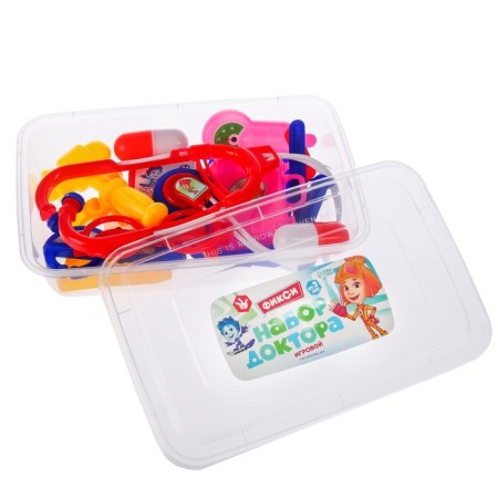 Dr.'s game set, fixes, in a container-1