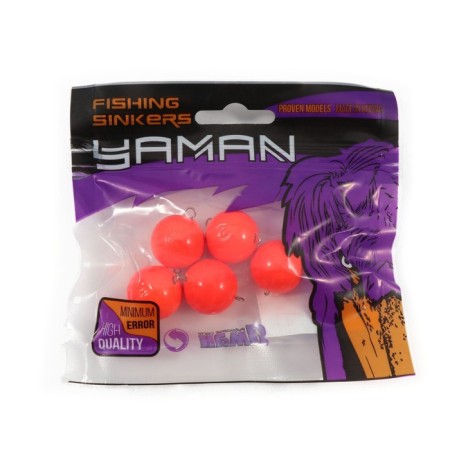 Cargo Cheburashka painted collapsible Yaman 5 pcs., 52 g, orange-3