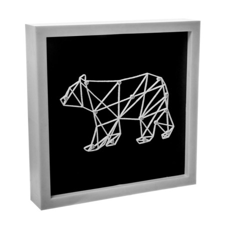 Light Non-Non-Nonnik "Bear" LED USB from batteries 3haa white 24.5x24.5x3.5 cm Risalux-9