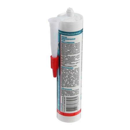 Ecolux sealant, siliconized, white, 290 ml-1