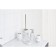 Toscana soap dish, white color