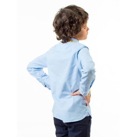 Surchachka upper for ISEE boys, height 134-140 cm, blue color-2
