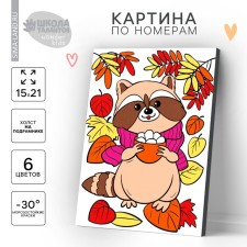 Picture on numbers for children 